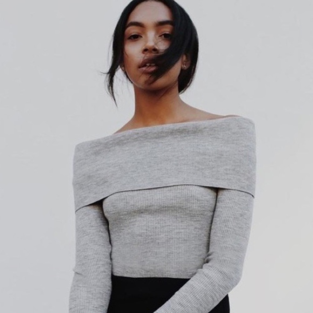 Beautiful Wilfred by Aritzia Off-Shoulder Sweater